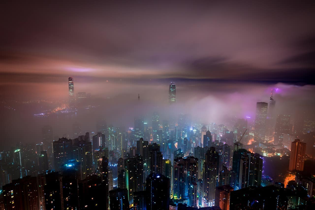 Clouds over Hong Kong