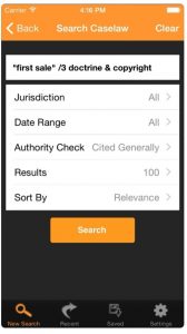 Fastcase is a free legal research app