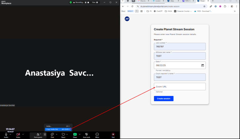 Zoom URL Field